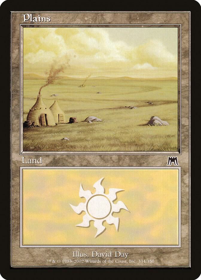 Plains 334 card from Onslaught