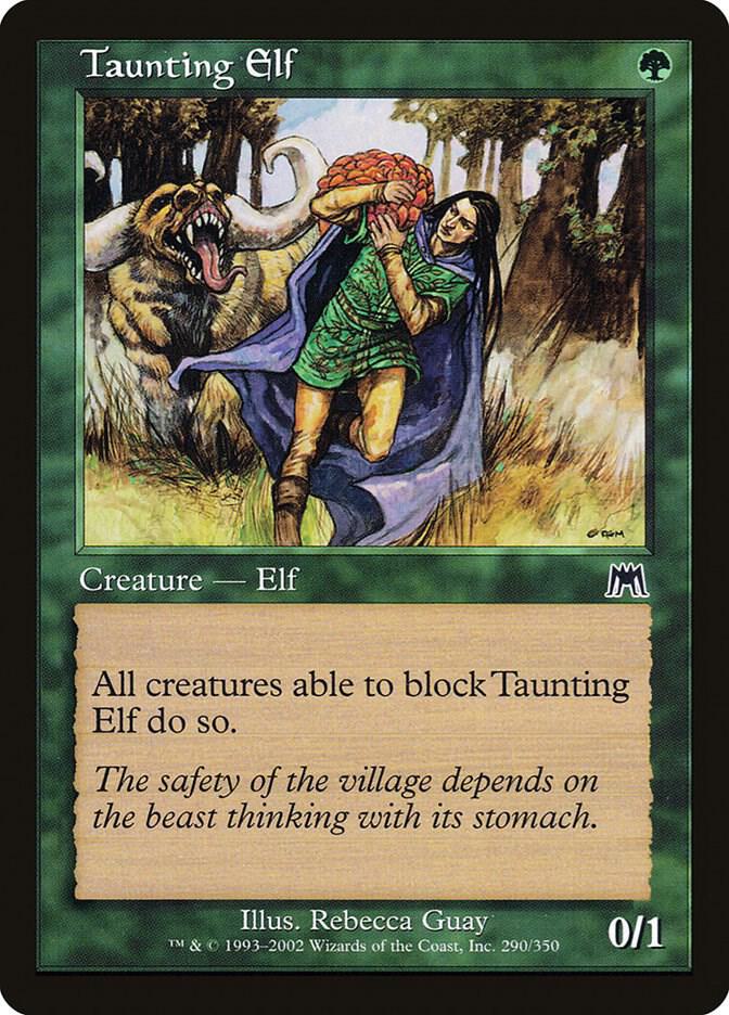 Taunting Elf 290 card from Onslaught