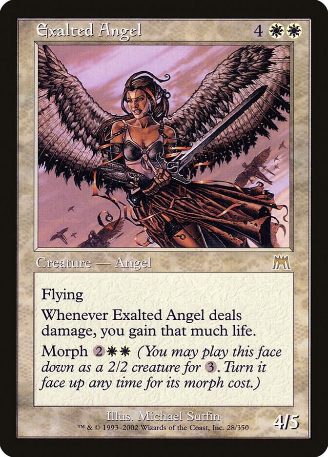 Exalted Angel 28 card from Onslaught