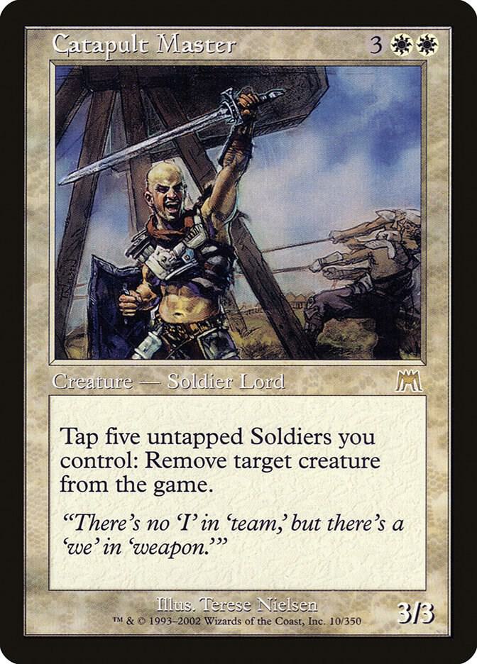 Catapult Master 10 card from Onslaught