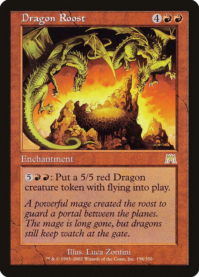 Dragon Roost 198 card from Onslaught