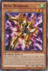 Rush Warrior SDSE-EN002 card from Structure Deck: Synchron Extreme