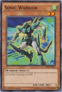 Sonic Warrior SDSE-EN012 card from Structure Deck: Synchron Extreme