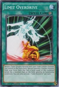 Limit Overdrive SDSE-EN025 card from Structure Deck: Synchron Extreme