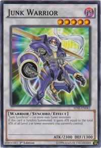Junk Warrior SDSE-EN043 card from Structure Deck: Synchron Extreme
