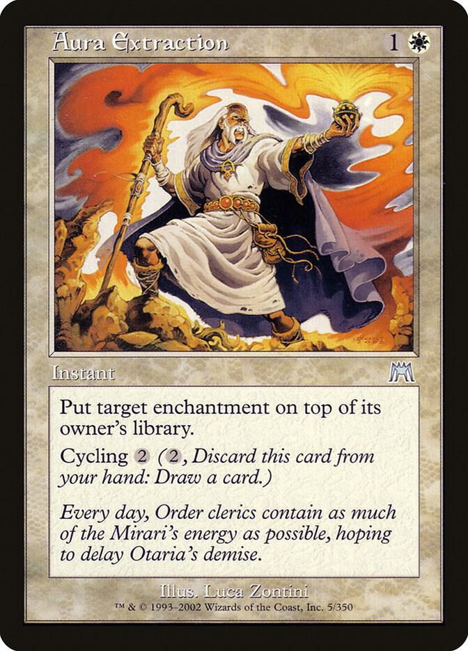 Aura Extraction 5 card from Onslaught