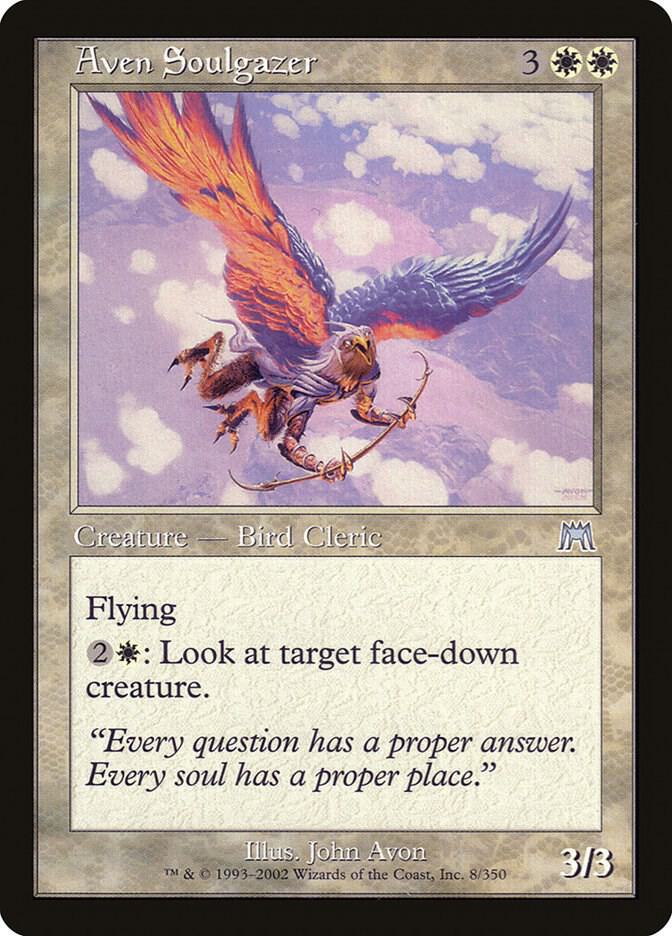 Aven Soulgazer 8 card from Onslaught