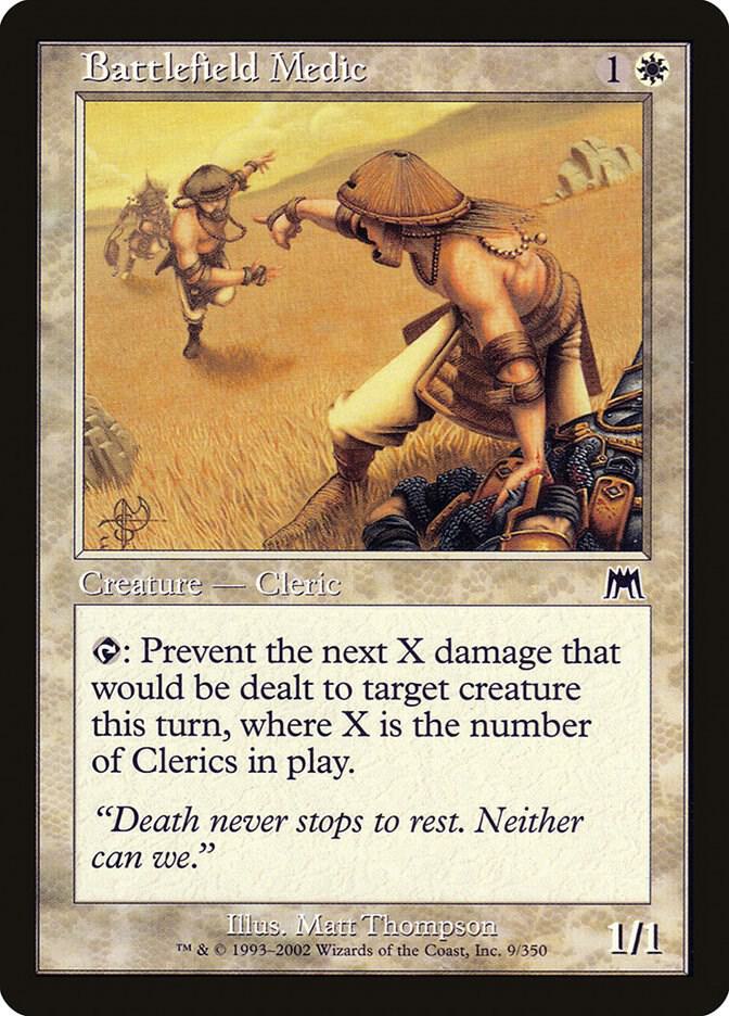 Battlefield Medic 9 card from Onslaught