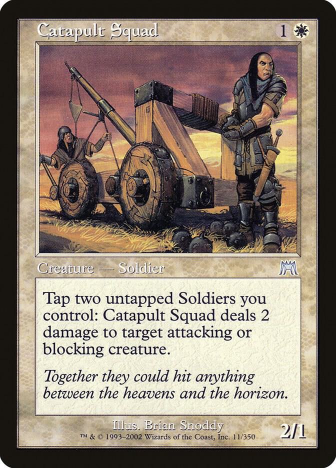 Catapult Squad 11 card from Onslaught