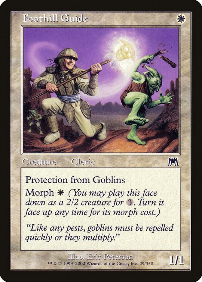 Foothill Guide 29 card from Onslaught
