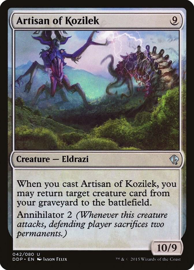 Artisan of Kozilek 42 card from Duel Decks: Zendikar vs. Eldrazi