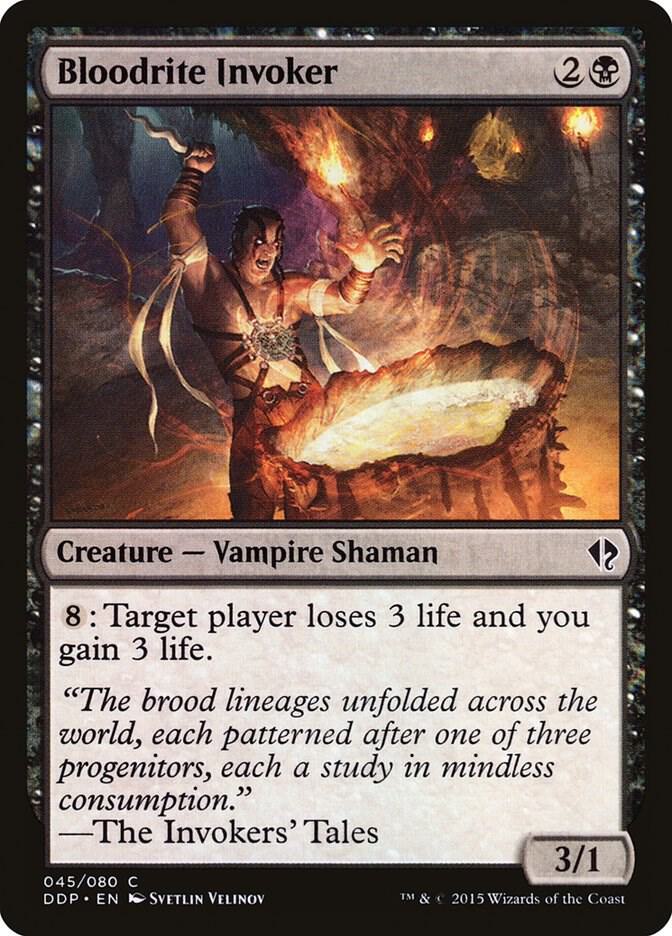 Bloodrite Invoker 45 card from Duel Decks: Zendikar vs. Eldrazi