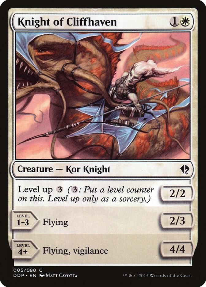 Knight of Cliffhaven 5 card from Duel Decks: Zendikar vs. Eldrazi