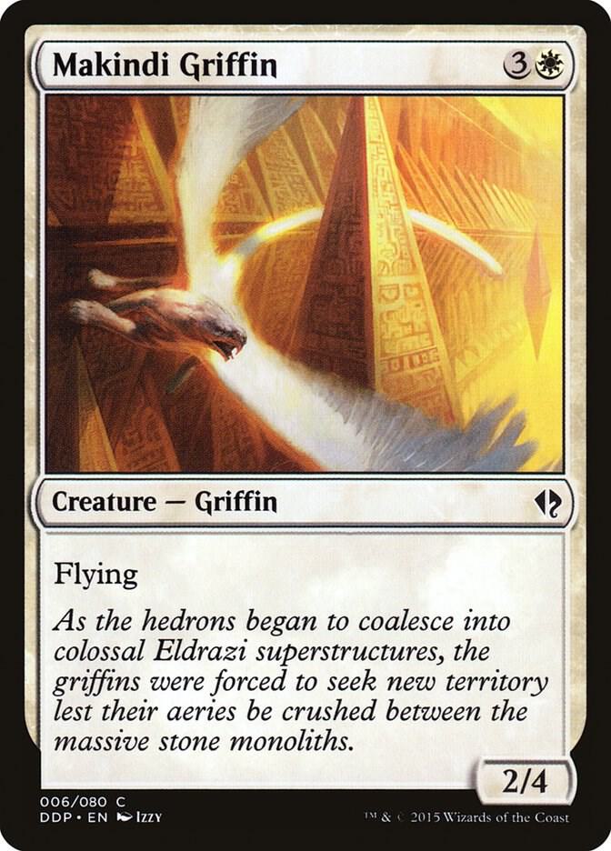 Makindi Griffin 6 card from Duel Decks: Zendikar vs. Eldrazi
