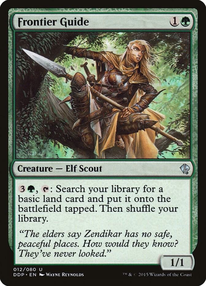 Frontier Guide 12 card from Duel Decks: Zendikar vs. Eldrazi
