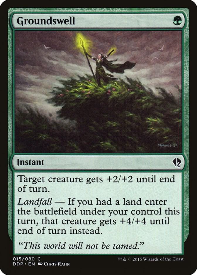Groundswell 15 card from Duel Decks: Zendikar vs. Eldrazi