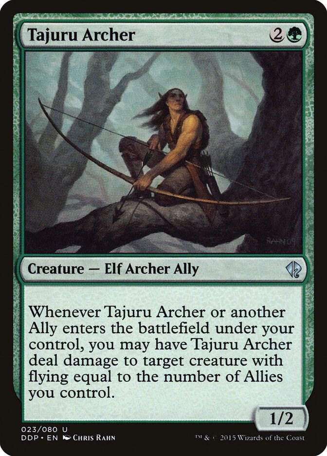 Tajuru Archer 23 card from Duel Decks: Zendikar vs. Eldrazi