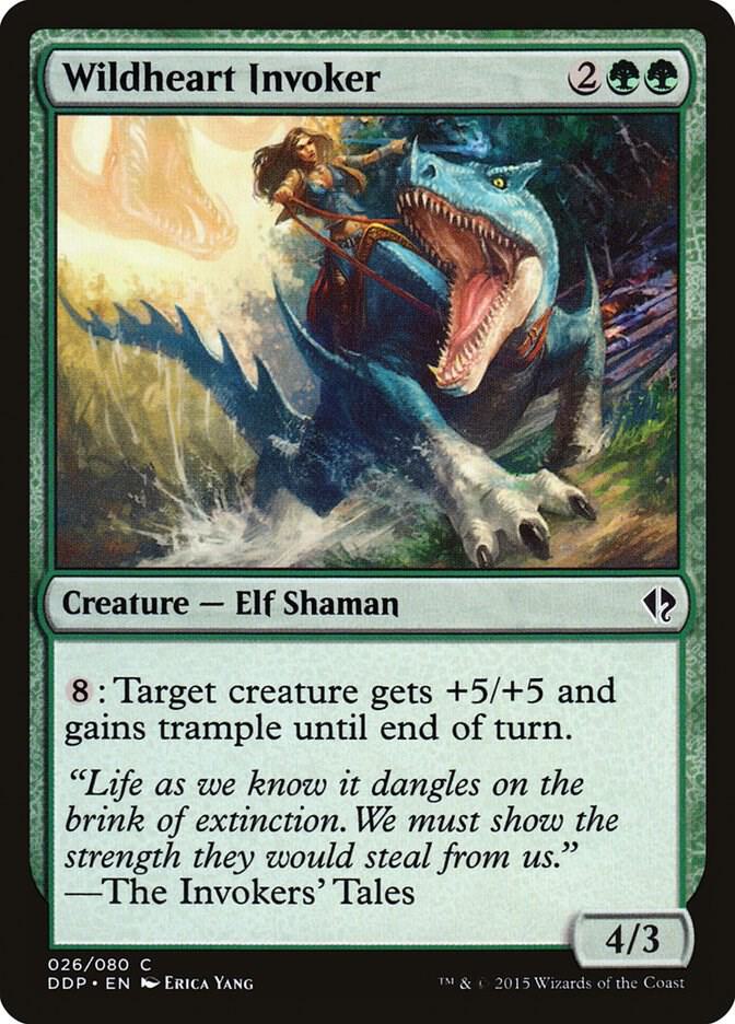 Wildheart Invoker 26 card from Duel Decks: Zendikar vs. Eldrazi