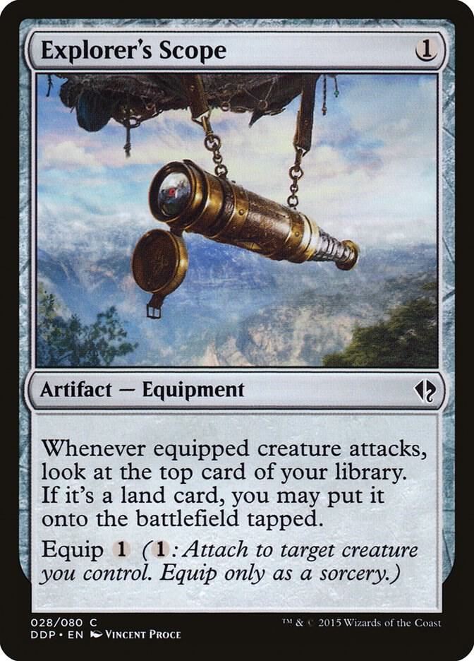 Explorer's Scope 28 card from Duel Decks: Zendikar vs. Eldrazi