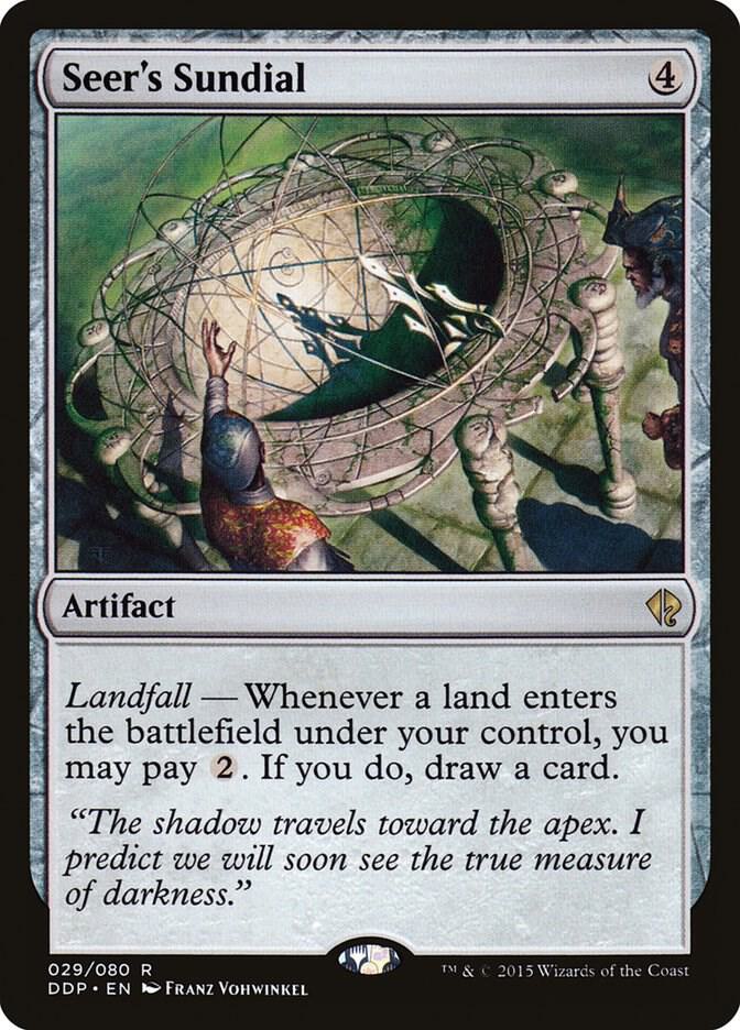 Seer's Sundial 29 card from Duel Decks: Zendikar vs. Eldrazi