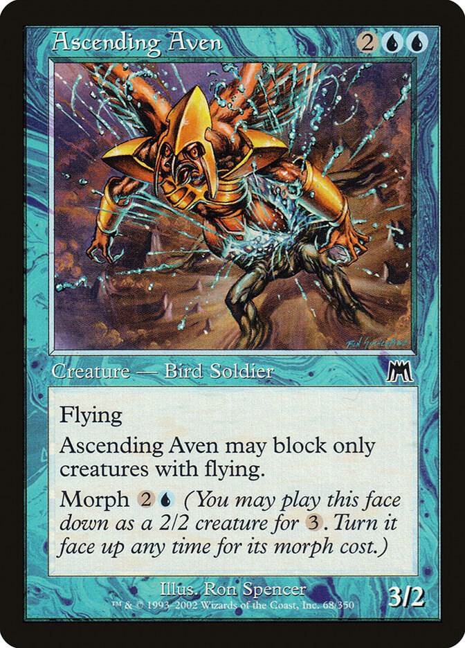 Ascending Aven 68 card from Onslaught