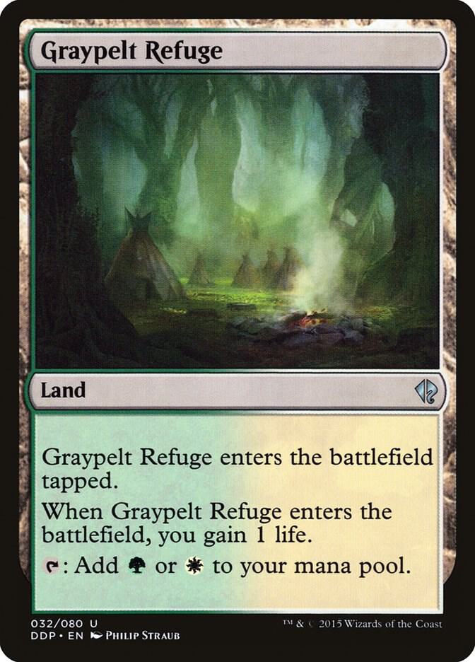 Graypelt Refuge 32 card from Duel Decks: Zendikar vs. Eldrazi
