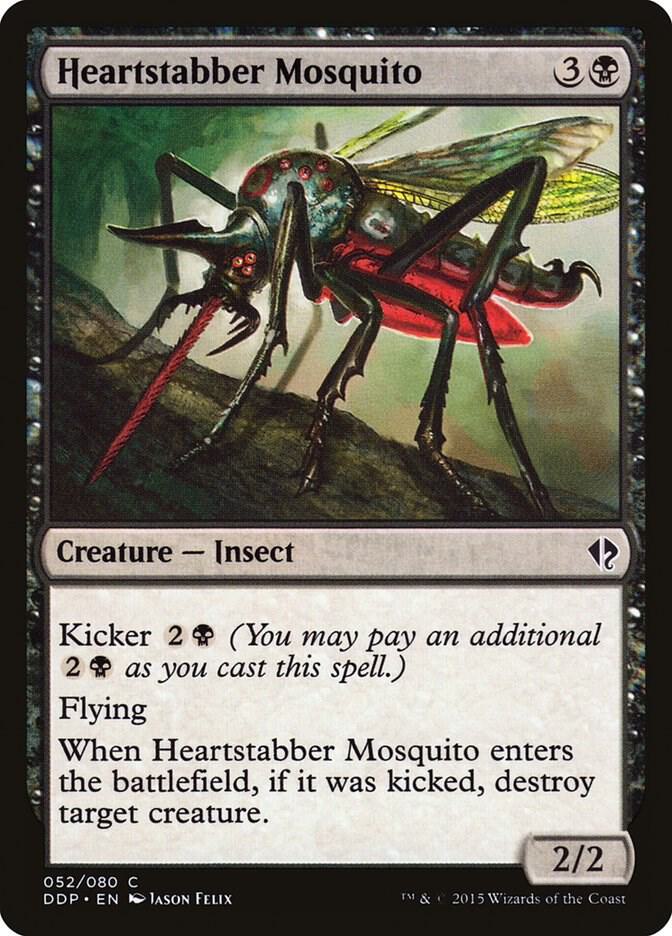 Heartstabber Mosquito 52 card from Duel Decks: Zendikar vs. Eldrazi