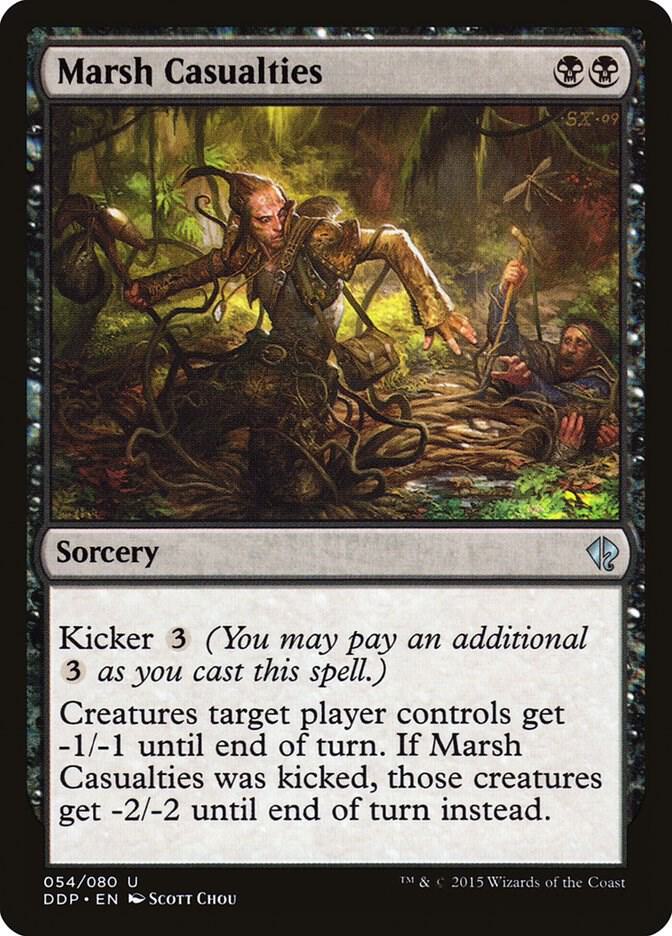 Marsh Casualties 54 card from Duel Decks: Zendikar vs. Eldrazi