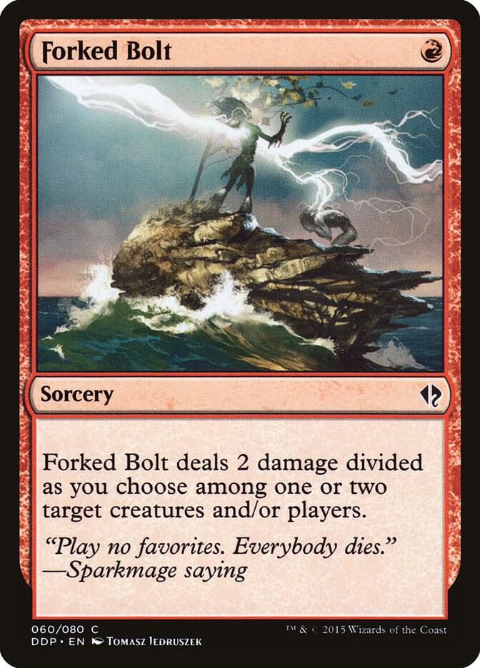 Forked Bolt 60 card from Duel Decks: Zendikar vs. Eldrazi