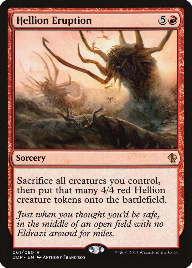 Hellion Eruption 61 card from Duel Decks: Zendikar vs. Eldrazi