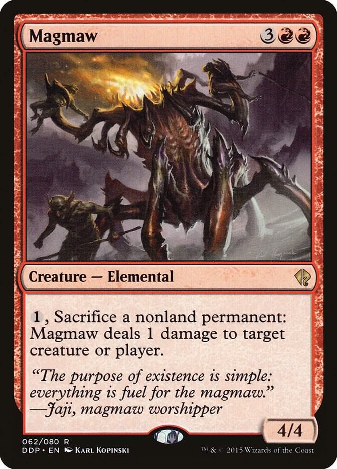 Magmaw 62 card from Duel Decks: Zendikar vs. Eldrazi