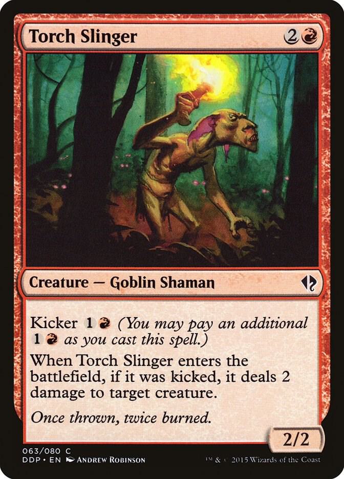 Torch Slinger 63 card from Duel Decks: Zendikar vs. Eldrazi