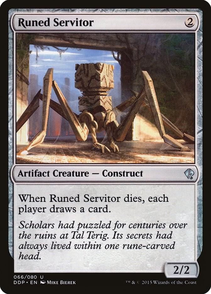 Runed Servitor 66 card from Duel Decks: Zendikar vs. Eldrazi