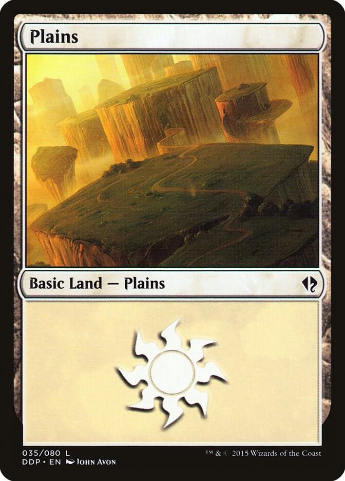 Plains 35 card from Duel Decks: Zendikar vs. Eldrazi