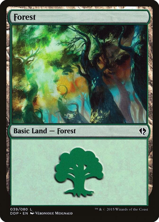 Forest 39 card from Duel Decks: Zendikar vs. Eldrazi