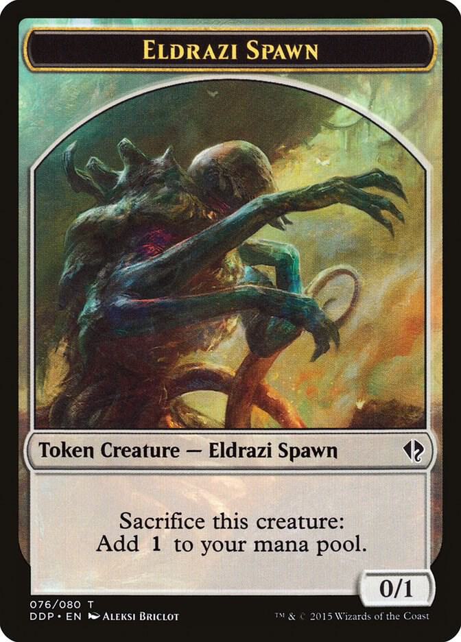 Eldrazi Spawn Token 76 card from Duel Decks: Zendikar vs. Eldrazi