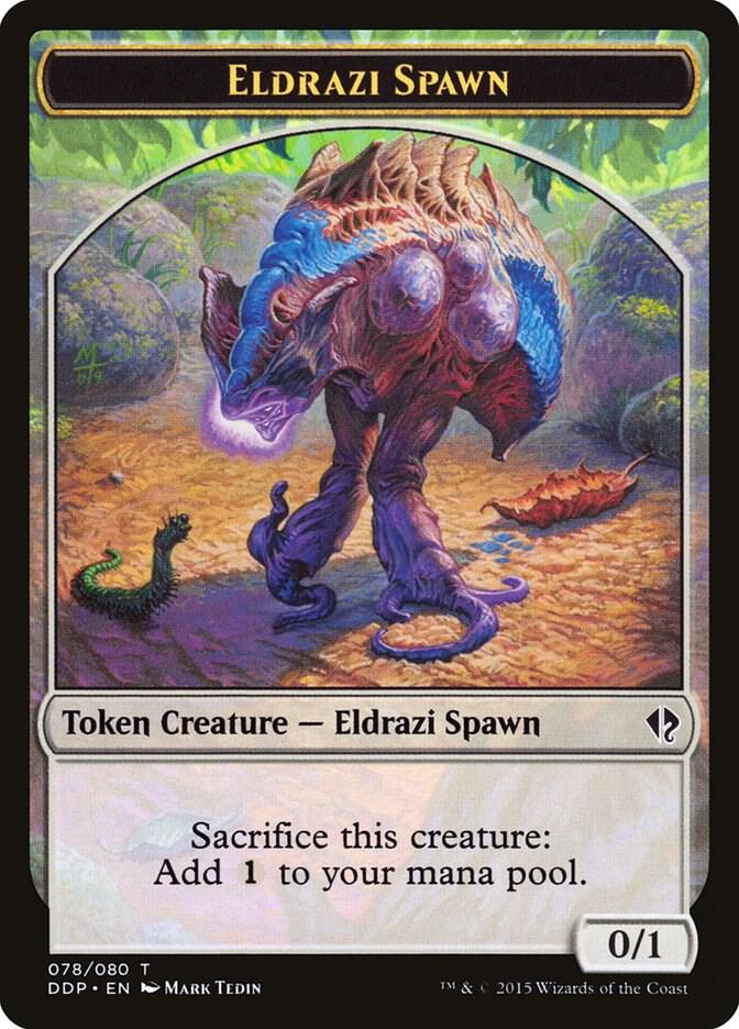 Eldrazi Spawn Token 78 card from Duel Decks: Zendikar vs. Eldrazi