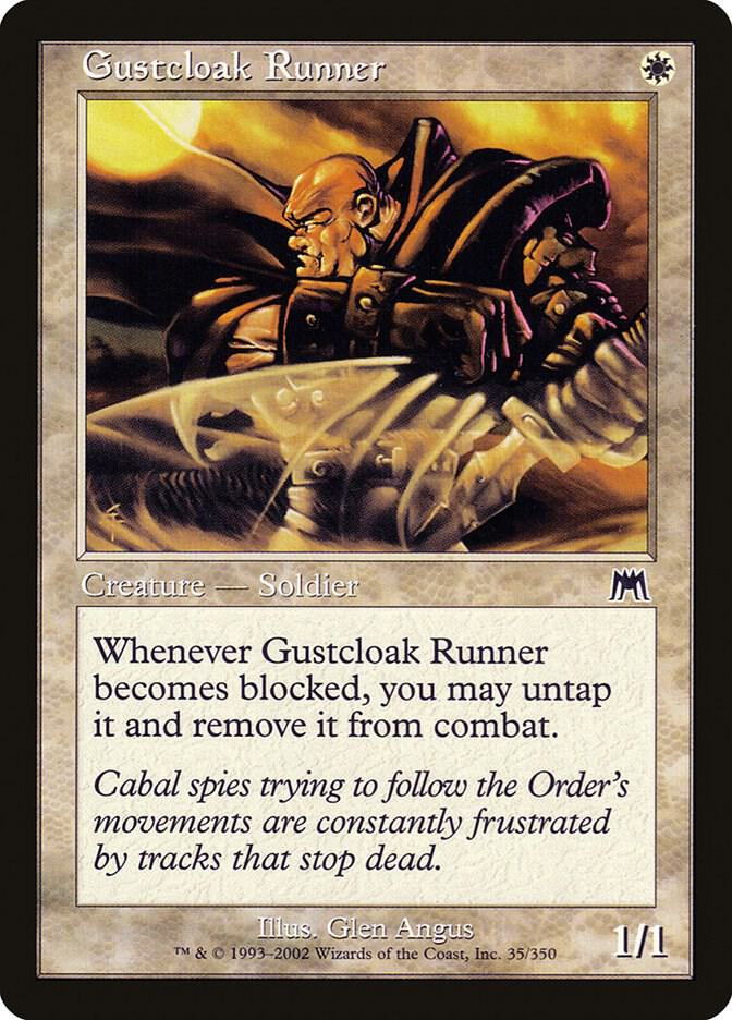 Gustcloak Runner 35 card from Onslaught