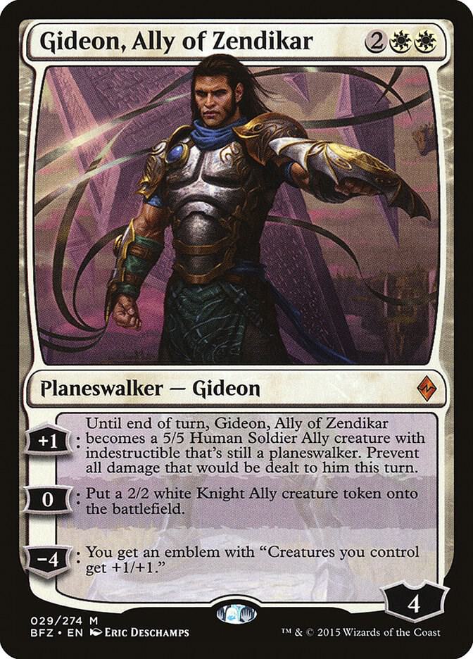 Gideon, Ally of Zendikar 29 card from Battle for Zendikar
