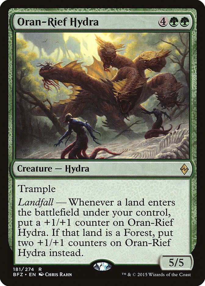 Oran-Rief Hydra 181 card from Battle for Zendikar
