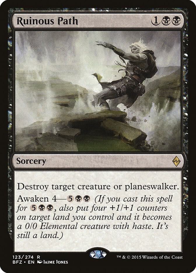 Ruinous Path 123 card from Battle for Zendikar