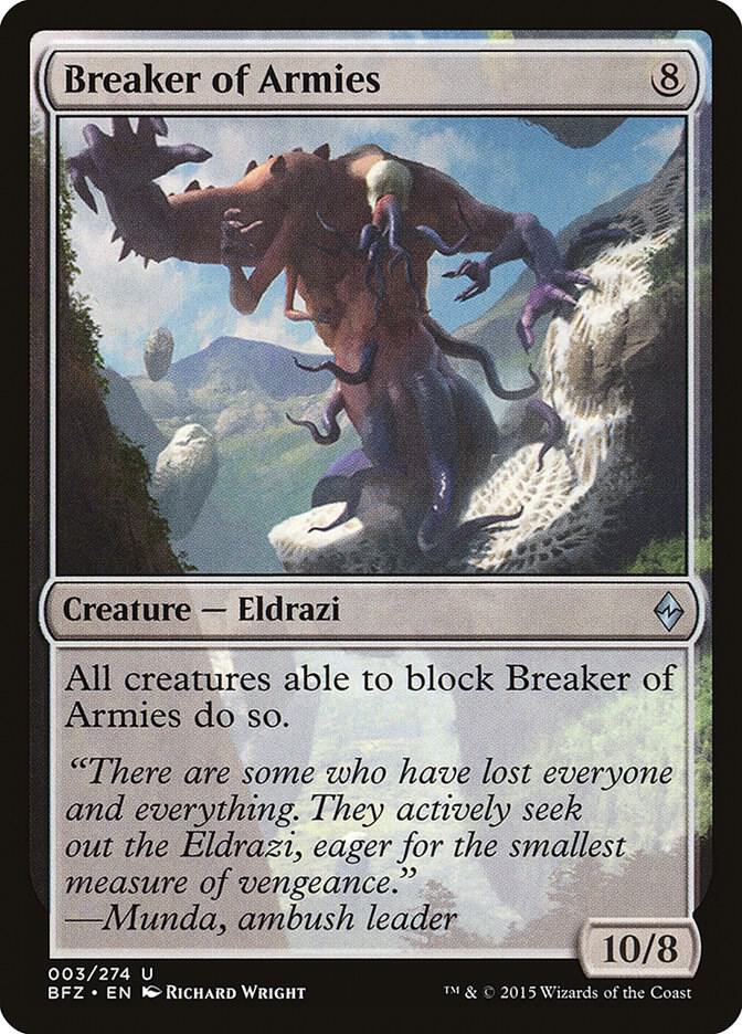 Breaker of Armies 3 card from Battle for Zendikar