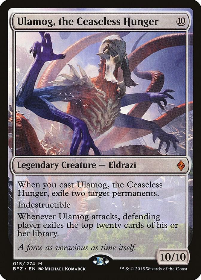 Ulamog, the Ceaseless Hunger 15 card from Battle for Zendikar