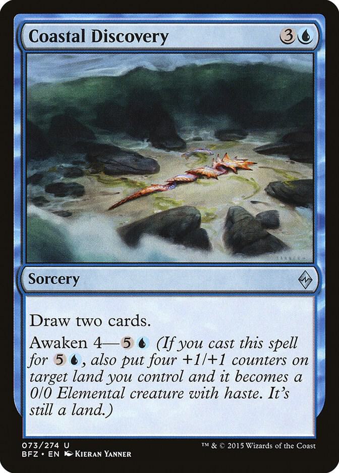 Coastal Discovery 73 card from Battle for Zendikar
