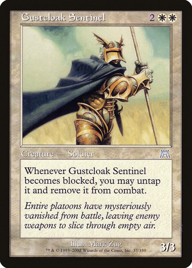 Gustcloak Sentinel 37 card from Onslaught