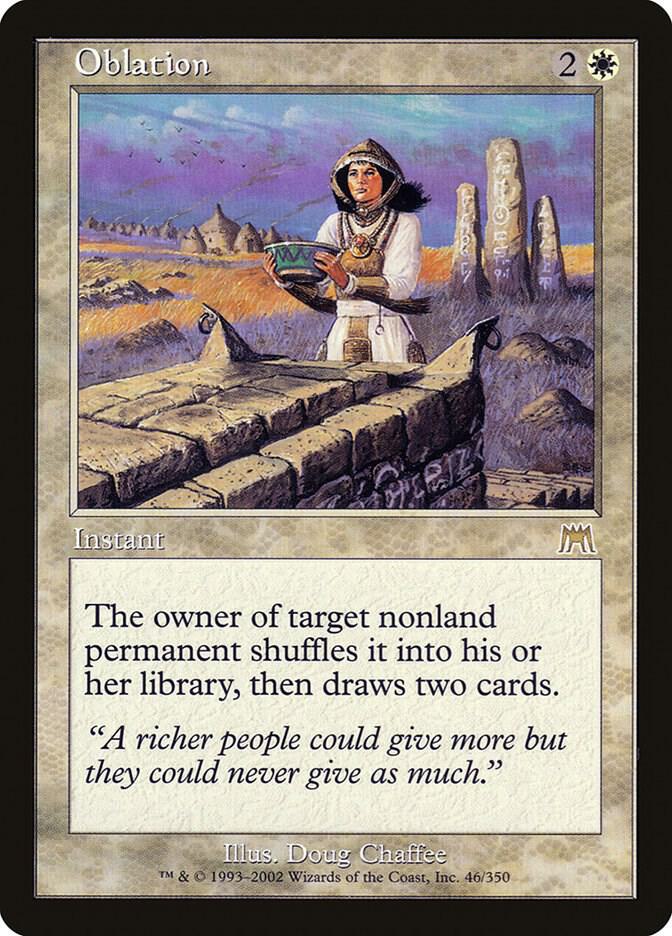 Oblation 46 card from Onslaught