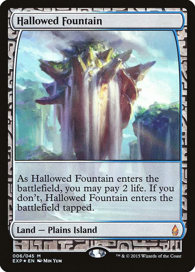 Hallowed Fountain 6 card from Zendikar Expeditions