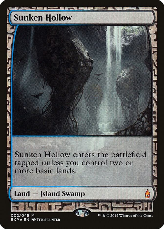 Sunken Hollow 2 card from Zendikar Expeditions