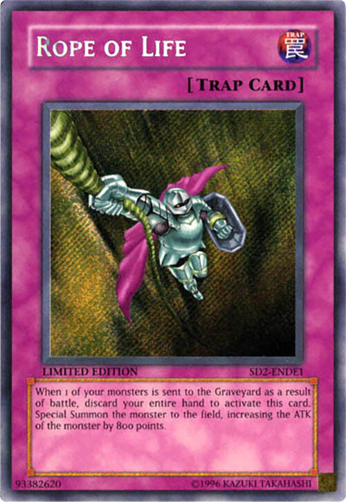 Rope of Life SD2-ENDE1 card from Structure Deck: Deluxe Edition