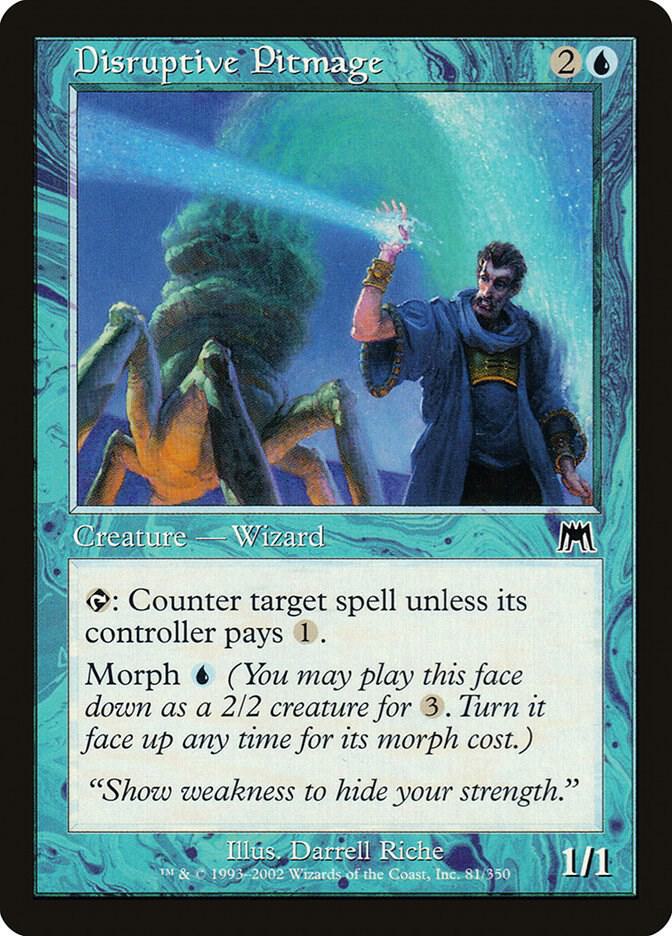 Disruptive Pitmage 81 card from Onslaught